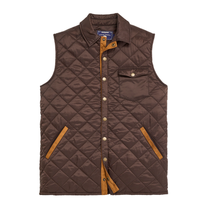Braswell Vest - Dark Brown