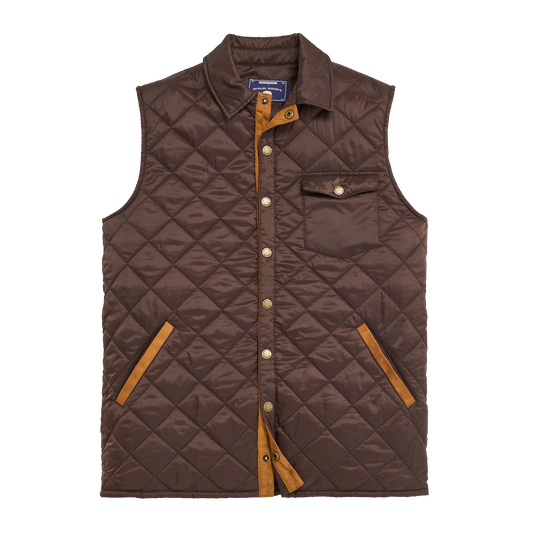 Braswell Vest - Dark Brown
