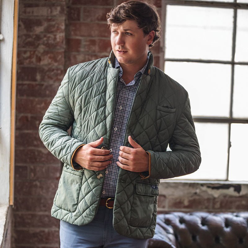 Braswell Blazer - Thyme