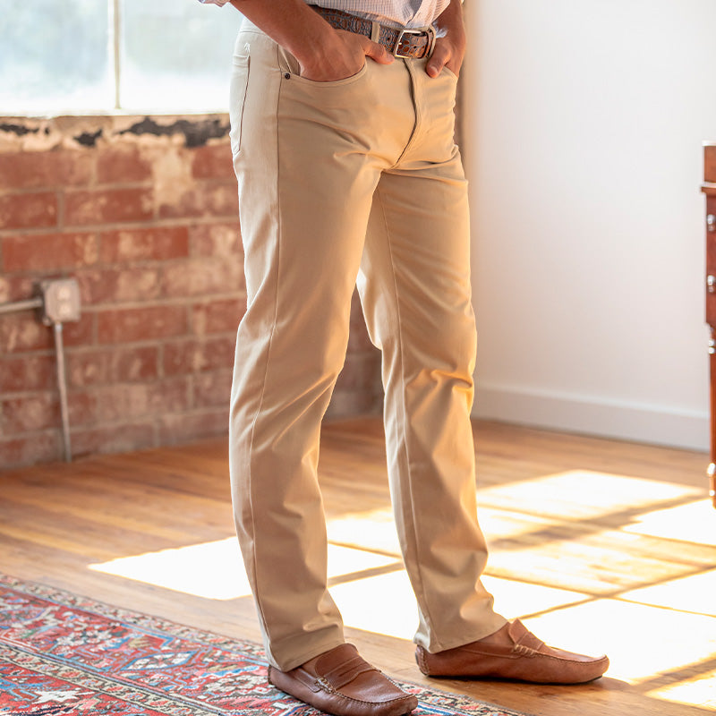 Classic Five Pocket Pant - Tan