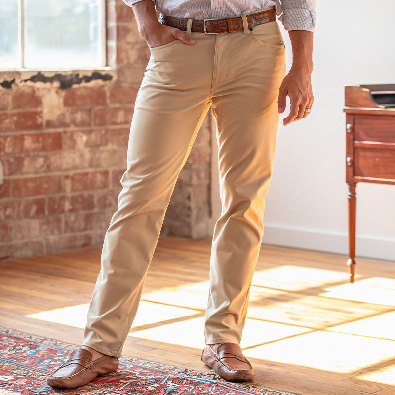 Classic Five Pocket Pant - Tan