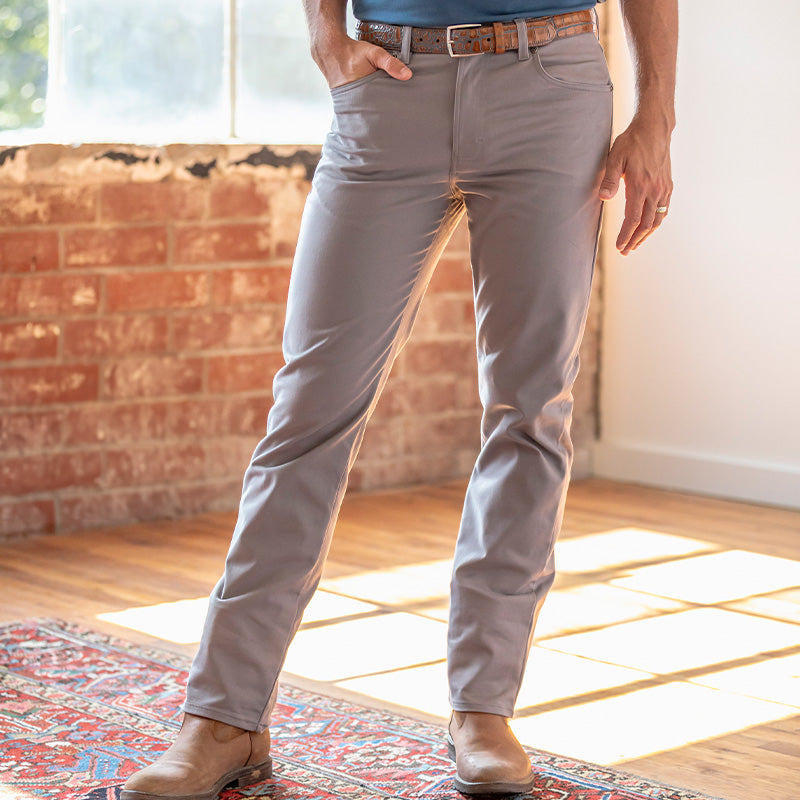 Classic Five Pocket Pant - Steel Grey