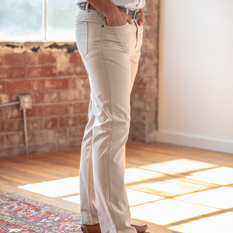 Classic Five Pocket Pant - Stone
