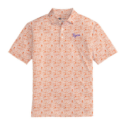 Clemson Icons Printed Performance Polo