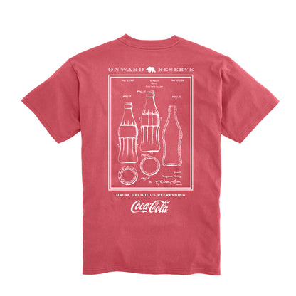 Coke Patent Tee - Washed Red