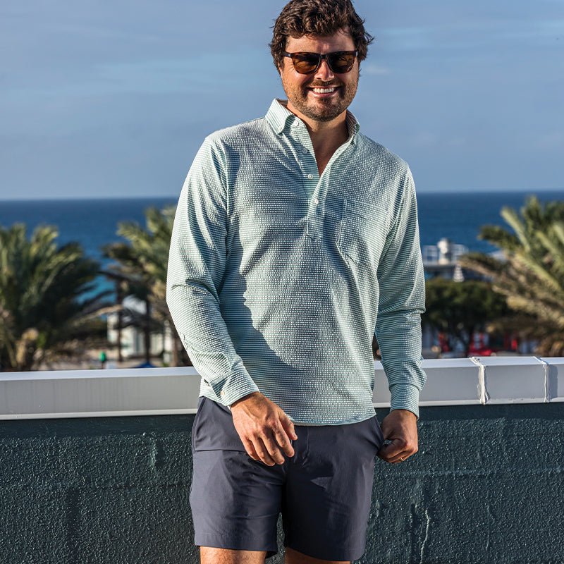 Drift Long Sleeve Shirt - Aquifer