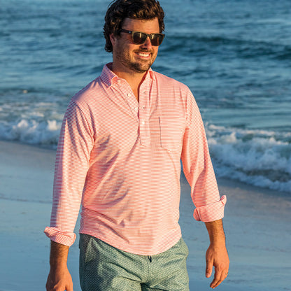 Drift Long Sleeve Shirt - Sea Pink