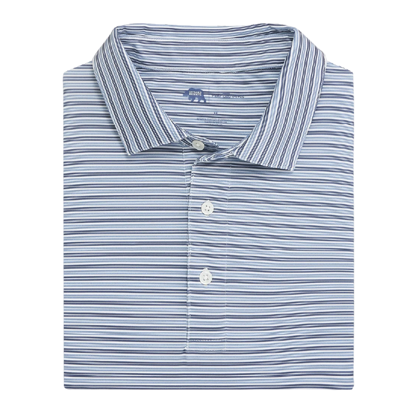 Wedge Stripe Performance Polo