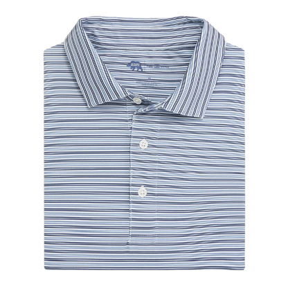 Wedge Stripe Performance Polo