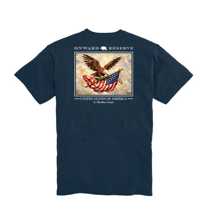 Eagle Crest Tee - Dark Denim