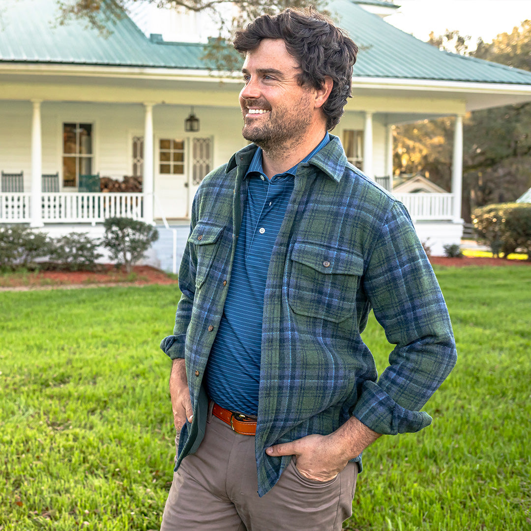 Sullivan Fireside Shirt Jacket - Mallard Green