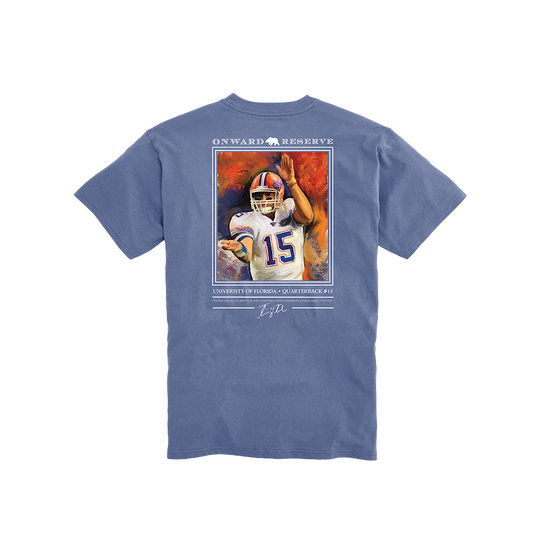 Florida Youth Tim Tebow Tee - Washed Blue