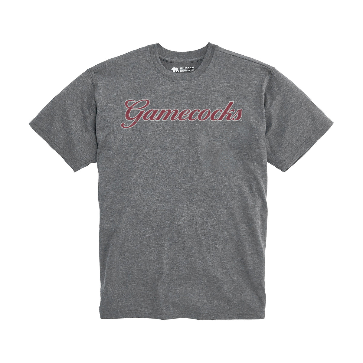 South Carolina Gamecocks Script Vintage Wash Tee - Granite