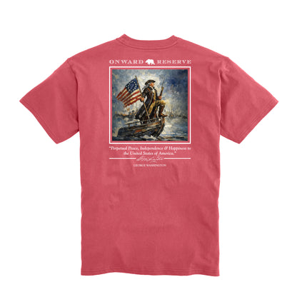 George Washington Tee - Washed Red