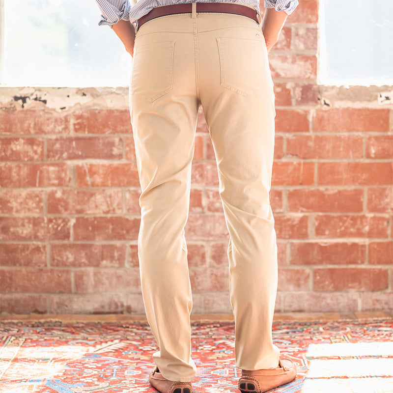 Hybrid Five Pocket Pant - Pale Khaki