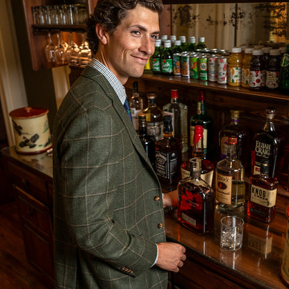 Fratelli Ivy Windowpane Sport Coat - Ivy