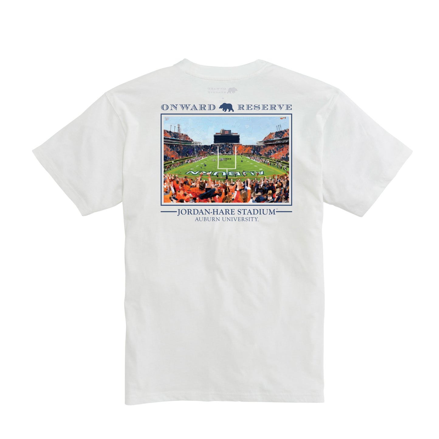 Auburn Jordan Hare Stadium Tee - White