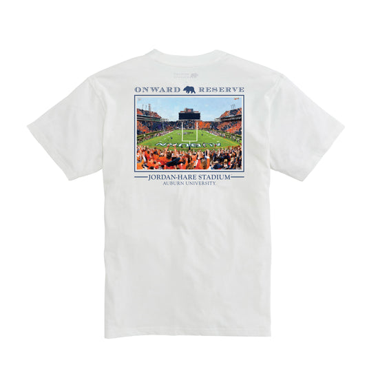 Auburn Jordan Hare Stadium Tee - White
