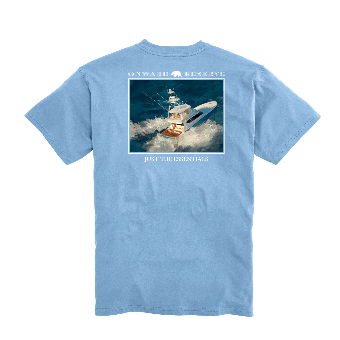 Just The Essentials Tee - Sky