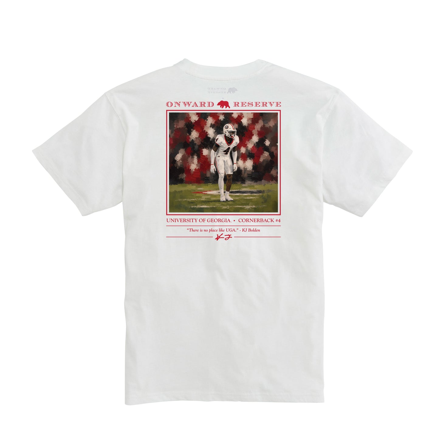 UGA KJ Bolden Tee - White