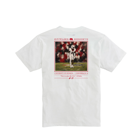 UGA Youth KJ Bolden Tee - White