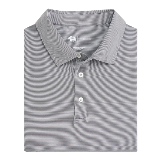 Hairline Stripe Performance Polo - Nine Iron