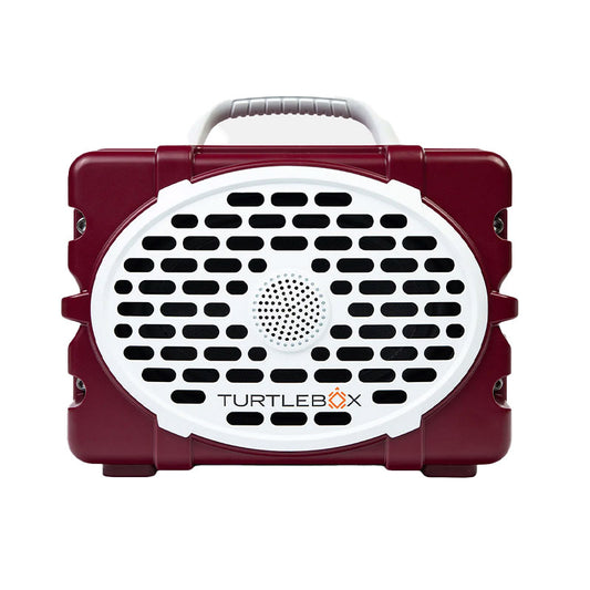 Turtlebox Gen 3 Speaker - Maroon/White