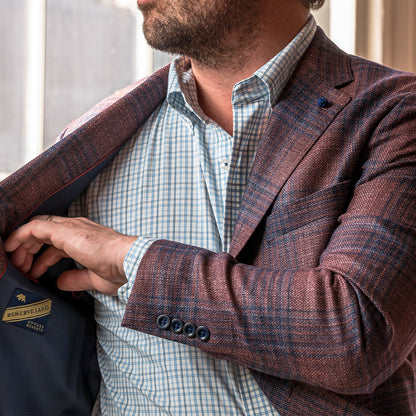 Mauvewood Plaid Sport Coat - Mauvewood