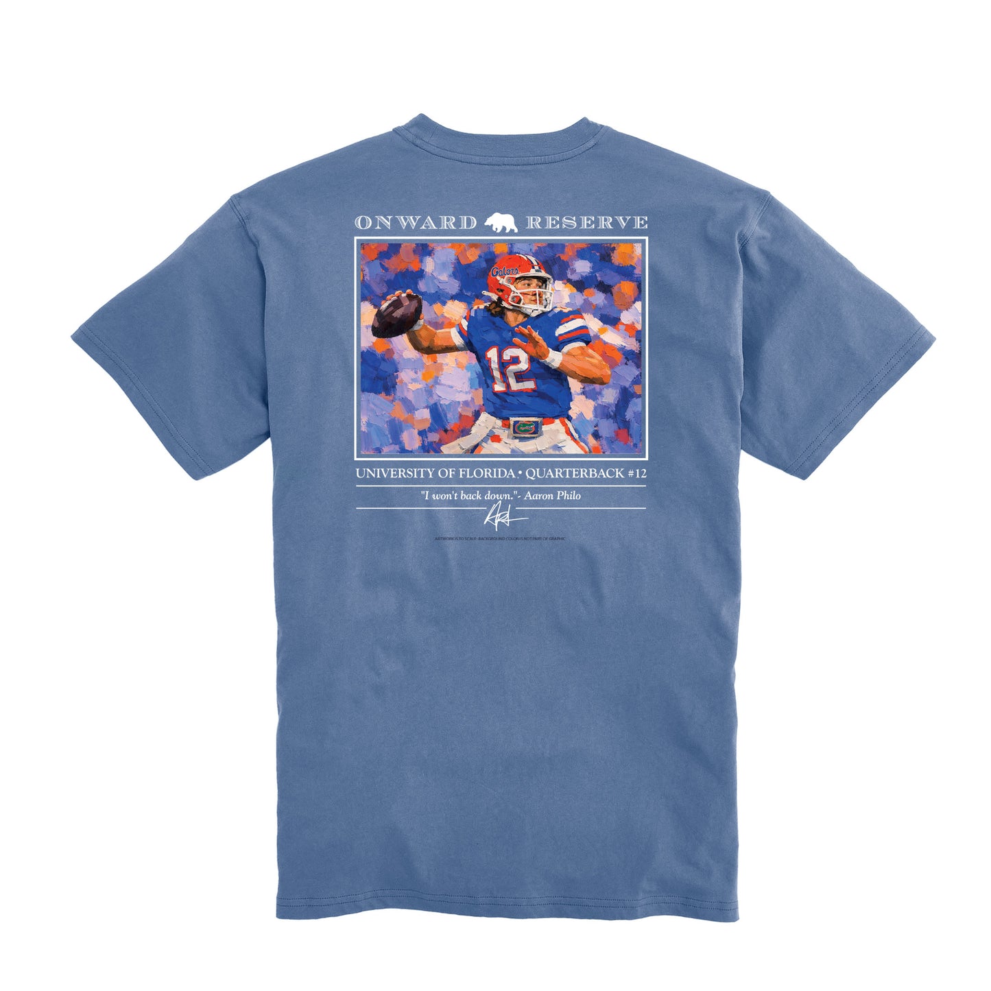 Florida Aaron Philo Tee - Washed Blue