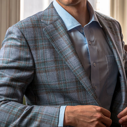 Provence Plaid Sport Coat