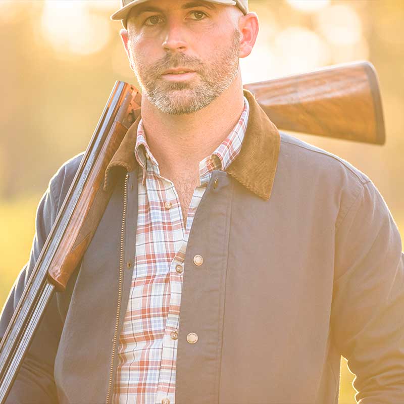 Red Hills Stretch Canvas Coat - Blue Horizon – Onward Reserve