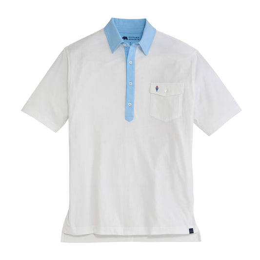 Braves Cooperstown - 1972 Feather Old School Rivalry Polo - Sky
