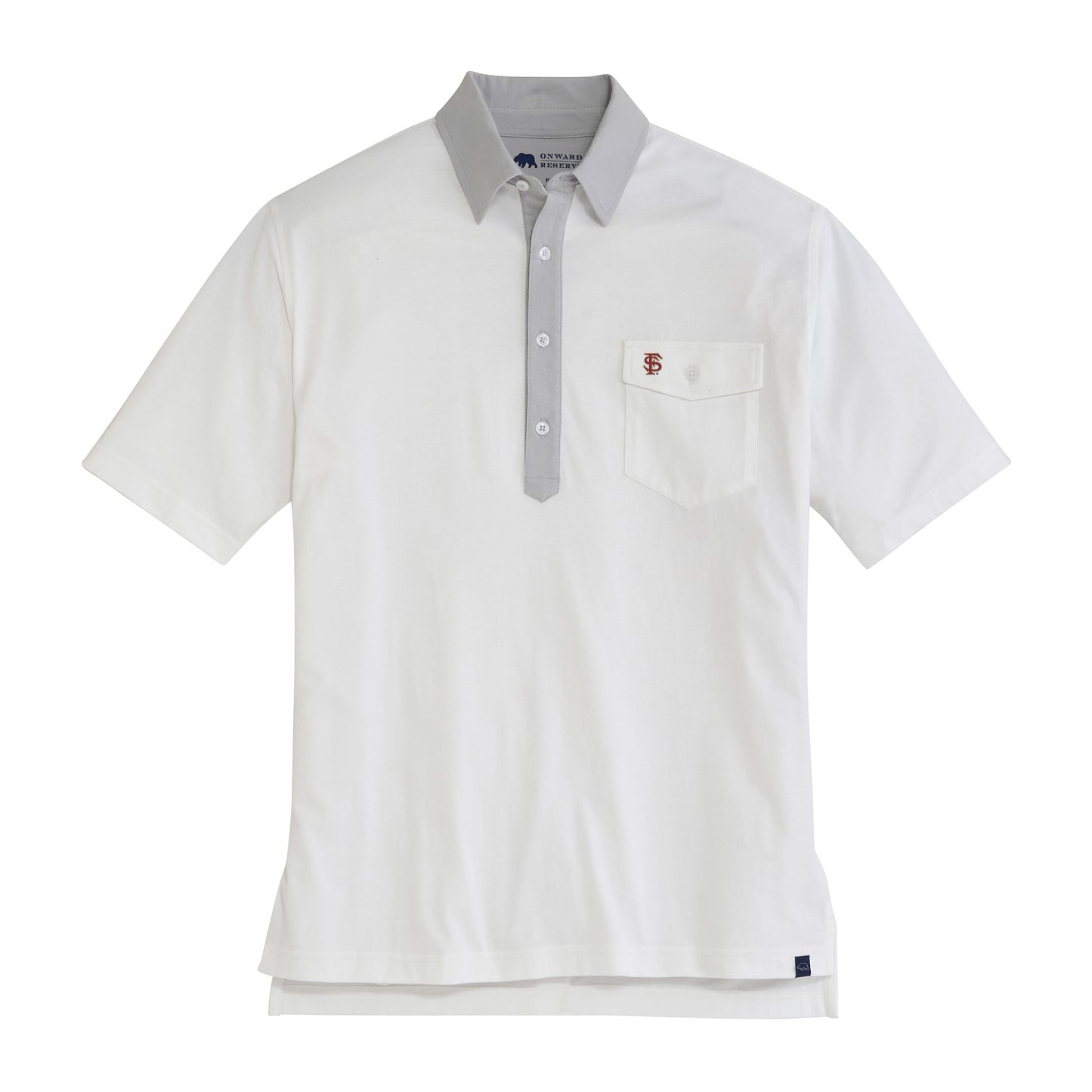FSU Baseball FS Old School Rivalry Polo - Harbor Mist