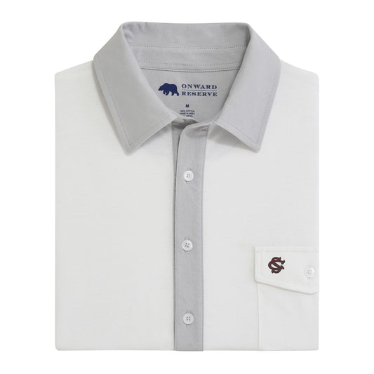 South Carolina Baseball SC Old School Rivalry Polo - Harbor Mist