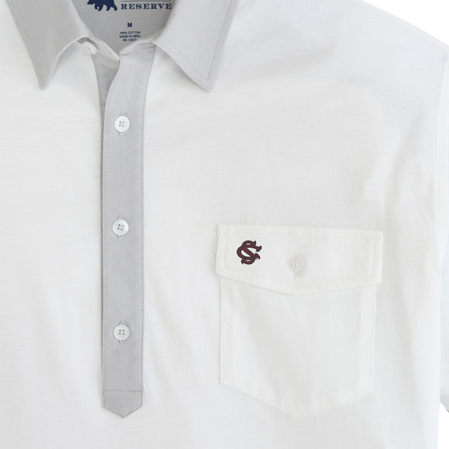 South Carolina Baseball SC Old School Rivalry Polo - Harbor Mist