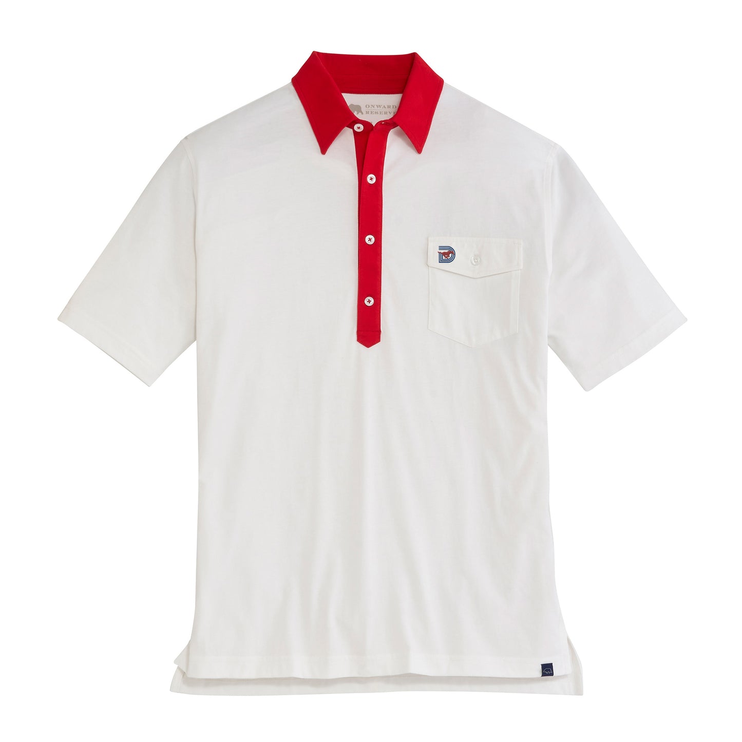 SMU Triple D Old School Rivalry Polo - Red