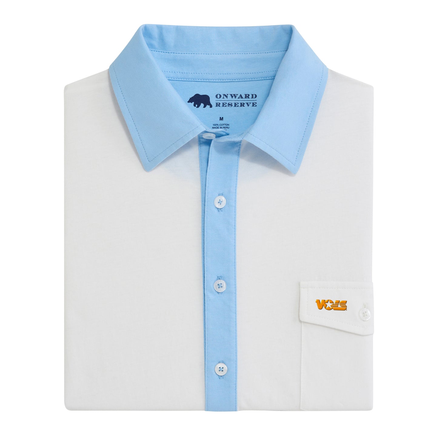 Tennessee Star Vols Old School Rivalry Polo - Sky