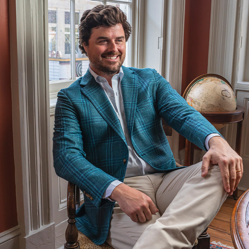 Fratelli Riverside Plaid Sport Coat - Riverside
