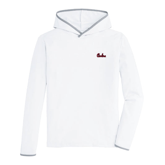 South Carolina Script Brendon Performance Hoodie - White