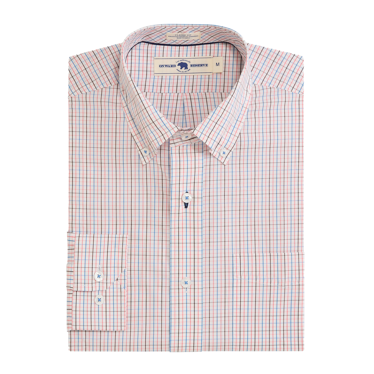 Beadons Classic Fit Quad Shirt - Mauvewood