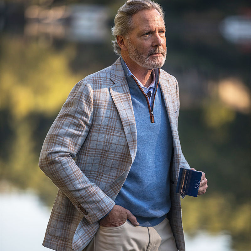 Drago Silver Lake Plaid Sport Coat