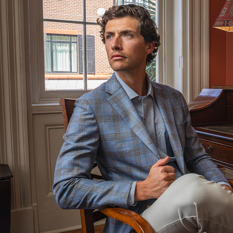 Loro Piana Skyride Plaid Sport Coat - Skyride