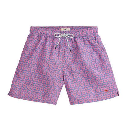 Slice Swim Trunk - Flamingo Plume