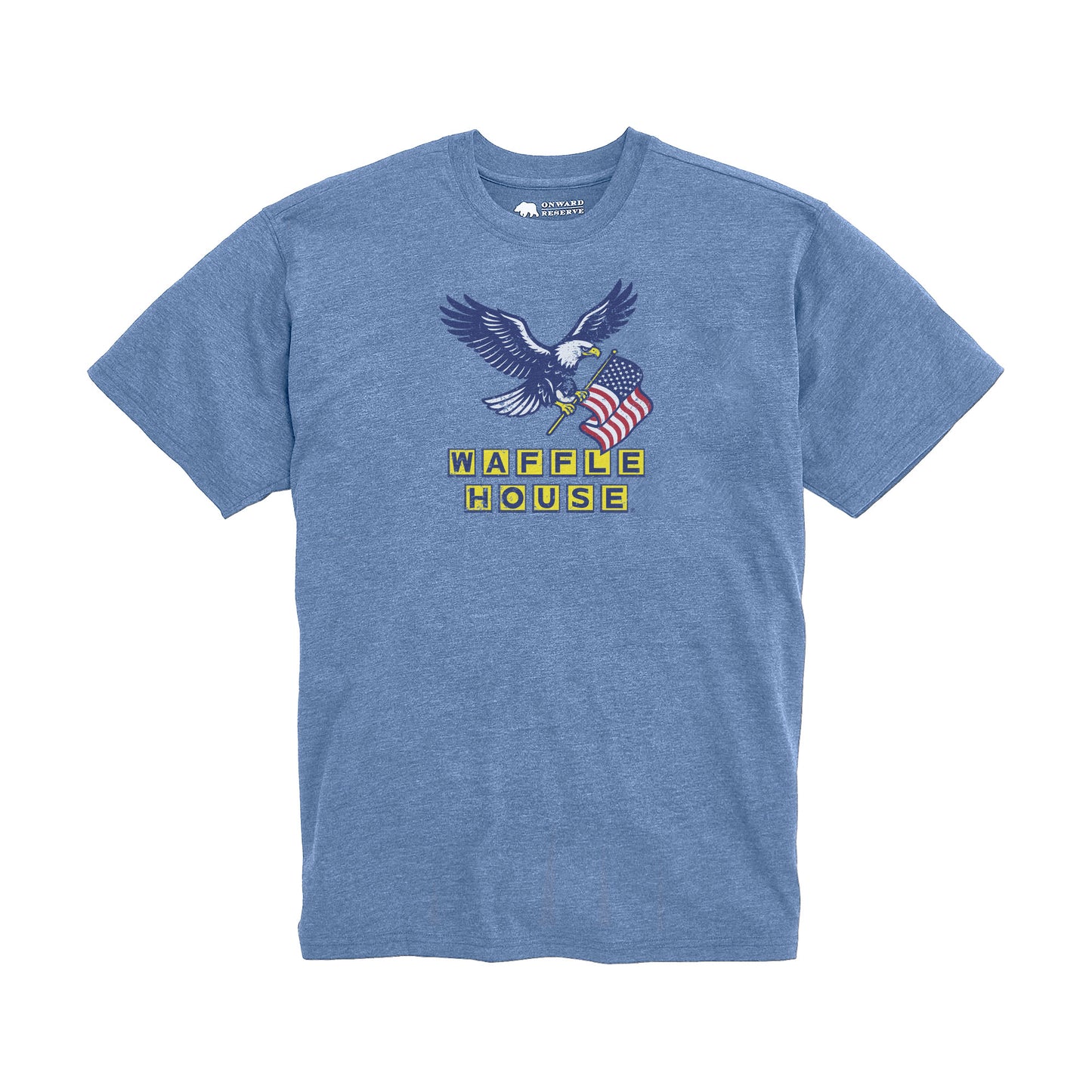 Waffle House USA Vintage Wash Tee - Sport Blue