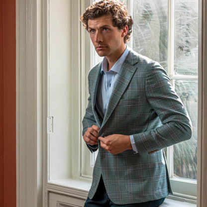 Surf Plaid Sport Coat - Surf