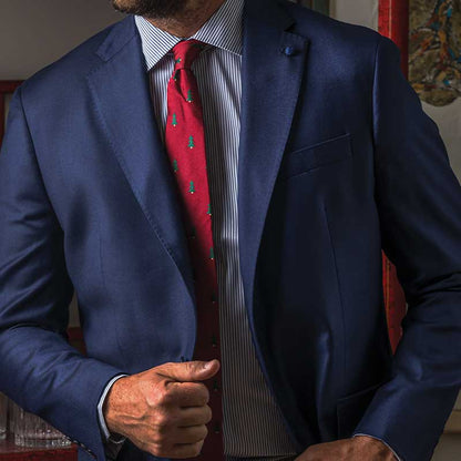 Christmas Tree Tie - Red