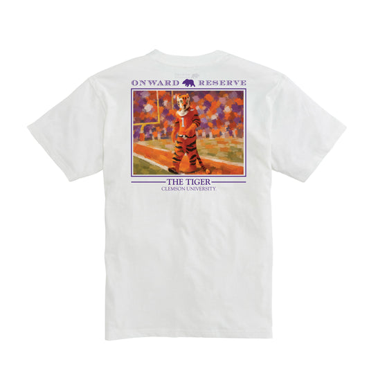 Clemson Youth Tee - White