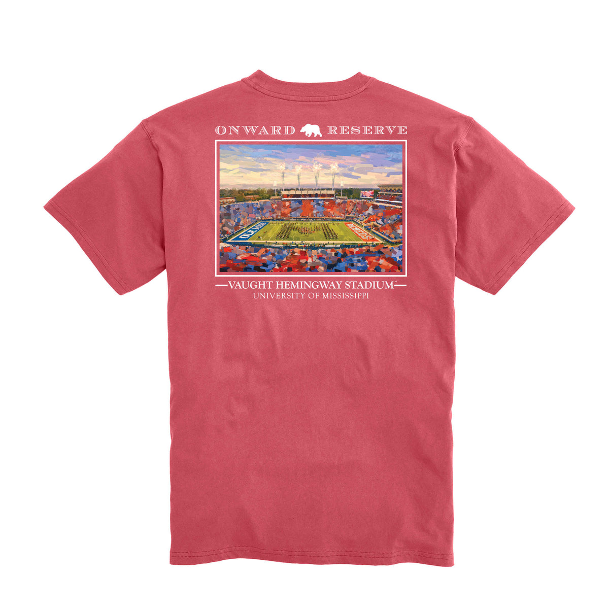 Ole Miss Youth Tee - Washed Red
