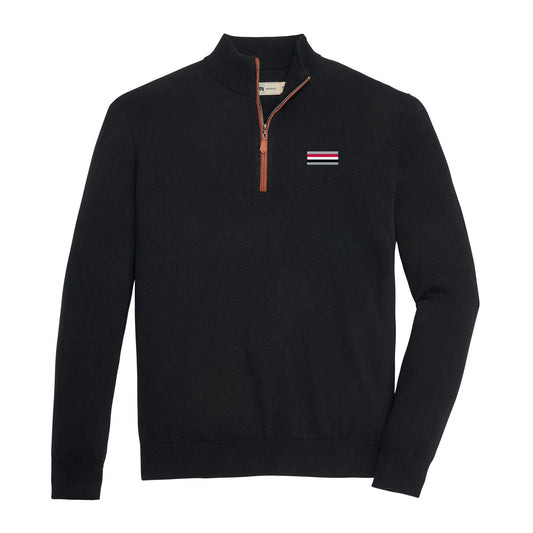 UGA Silver Britches Stripe Jackson Pullover - Black