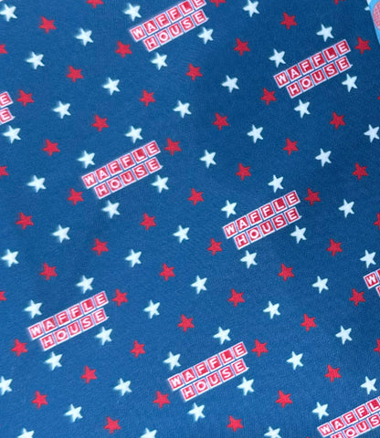 Waffle House Stars Swim Trunk - Ensign Blue